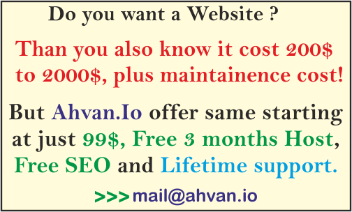 AHVAN Website design